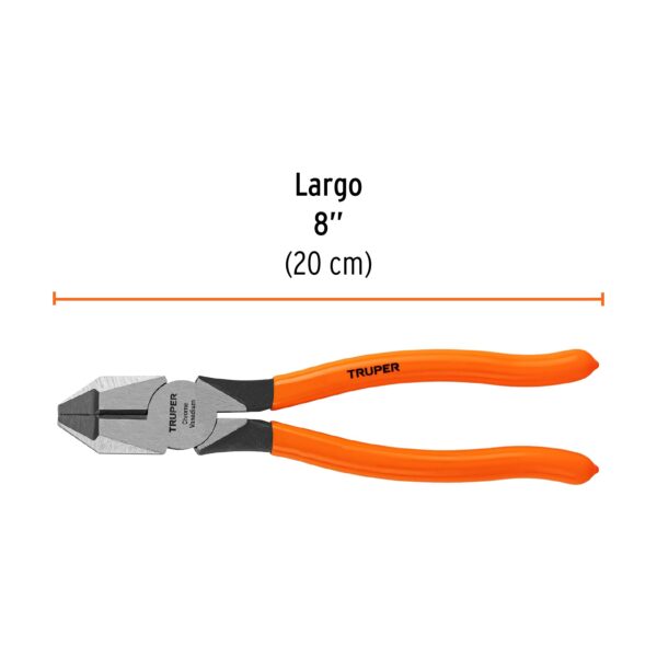 Alicate Universal Electricista Prof 8" 17304 Truper - Imagen 2
