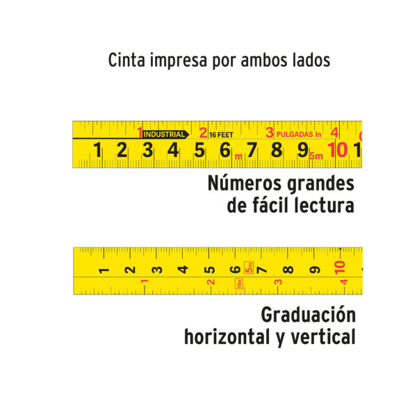 Huincha Medir Prof Flexómetro 8mt 25mm Truper 14579 - Imagen 4