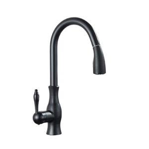 Grifo Cocina Retro Black Retráctil FK