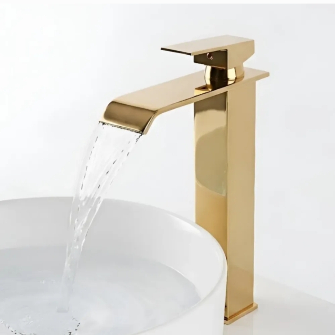 Monomando Vanitorio Alto Plana Gold Kébel FK